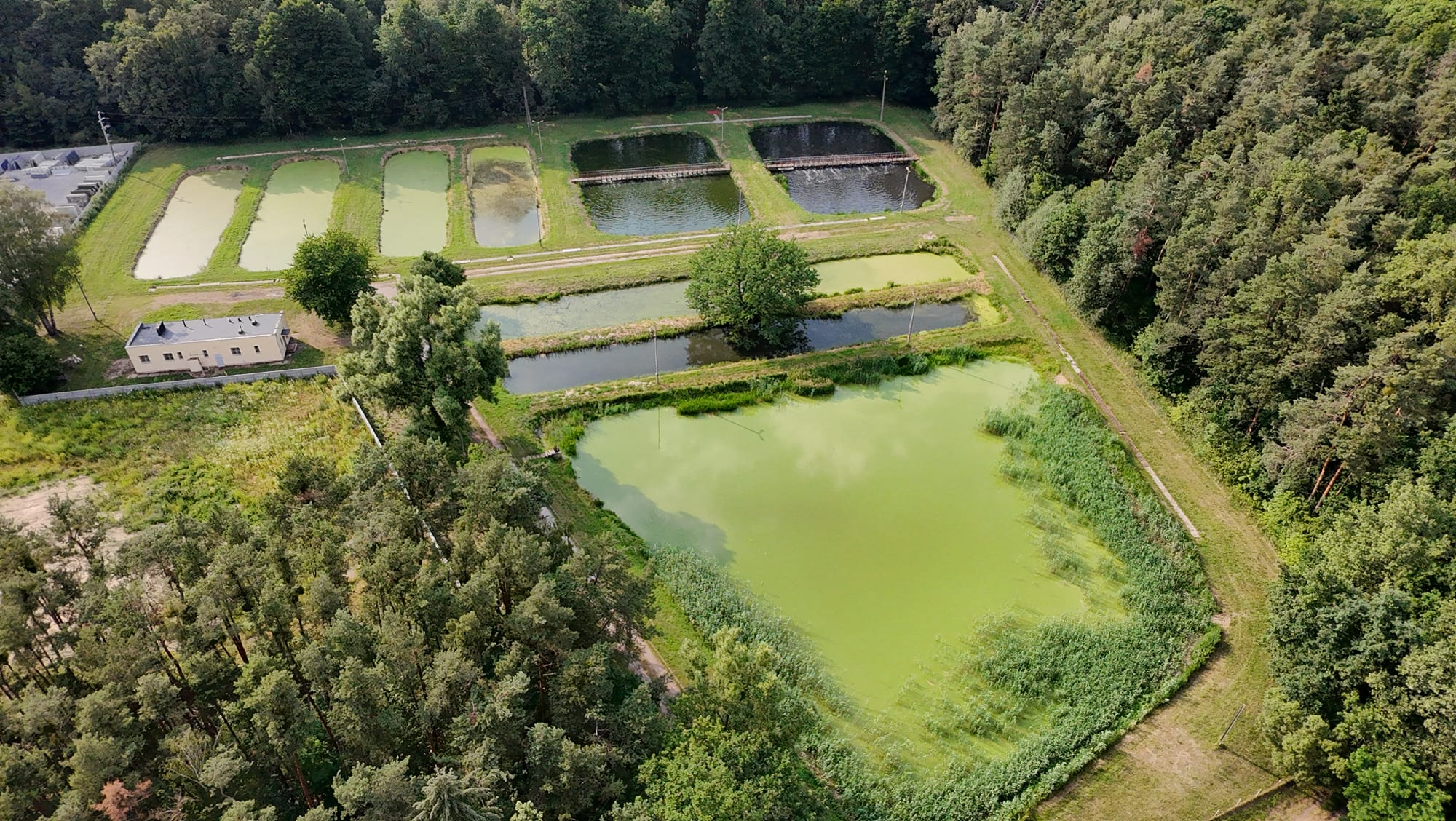 Oczyszczalnia ścieków w Antoninie